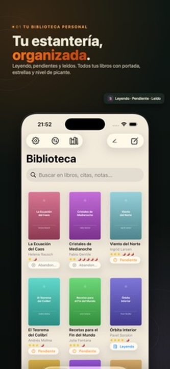 Captura de OnShelf